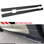 For Mini Cooper R55 R56 F55 F56 Side Skirt Rocker Panel Splitter Carbon Fiber