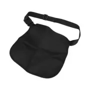 Tennis Ball Holder Black Oxford Cloth Mesh Adjustable Waist Belt Bag Pouch HO
