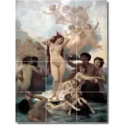 William Bouguereau Mythology Tile Mural PT00753. 24 x 32 (12) 8x8 tiles