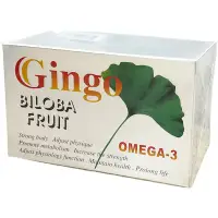 在飛比找蝦皮購物優惠-GINGO 新芬力巨 魚油膠囊 50粒/盒（魚油、銀杏果粉、