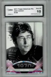 2011 John Lennon Topps American Pie Card Gem Mint 10 #108