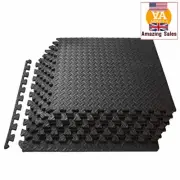 NEW GYM WORKOUT Puzzle Exercise Mat+EVA Foam Interlocking Tiles Protective Floor