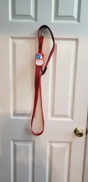 NWT Kong Strongest Comfort Padded Handle Hand-Free Leash 6 ft x 1 in - Red