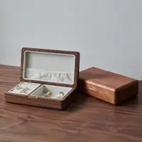 在飛比找ETMall東森購物網優惠-項鏈戒指盒展示盤木制飾品擺攤首飾盤金店實木珠寶托盤首飾盒攝影