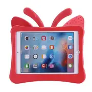 Butterfly Soft Silicone Tablet Case 9.7 inch For New iPad 5 2017/iPad 6 2018/iPad Pro 9.7-Red