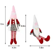 Christmas Gnome for Swedish Gnome Plush Dolls Table Desktop