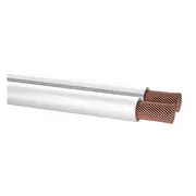 Goobay Speaker Cable (2 x 0.75 mm²) CCA for Hi-Fi Systems/Speakers/Receivers/Power Amplifiers - White