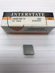 10 pcs. CNGN432T2 A2 GRADE CERAMIC INTERSTATE INSERT (loc stk)