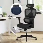 Ufurniture Ergonomic Office Chair with Adjustable 3D Headrest Mesh Task Chair
