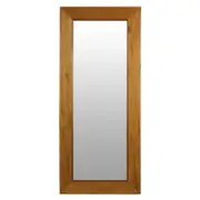 Centrum Furniture Manhattan Solid Timber Frame Standing Mirror - Light Pecan