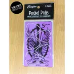 全韻音樂社- 美國 CLAYTON PICK POCKET PICKS 1.20MM 標準型 紫色 五片裝