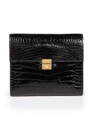2020 Noir Shiny Alligator GHW Clic 16