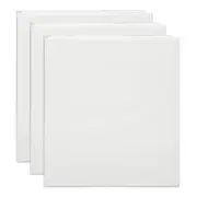 3x Marbig Clearview 3 D-Ring Insert Binder A4 File 50mm Document Organiser White