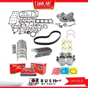 88-89 Master Engine Rebuild Kit For Ford Festiva 1.3L L4 SOHC 8v DNJ EK415M (for: Ford)