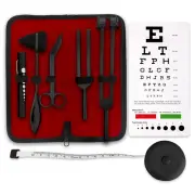 Tuning Fork Kit Premium 7 Piece Tactical Black Diagnostic Kit Tuning Forks