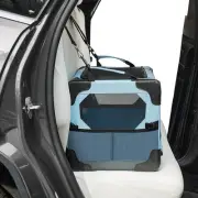 Collapsible Dog Crate, 20 Inch Portable Pet Crate for Car, Travel Foldable Cr...