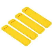 Felt Pen Case 4 Pack Pencil Bag Mini Pocket Protector Storage Sleeve Yellow