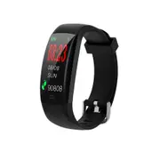 F64C Single Touch Color Screen Wristband Heart Rate Monitor Information Remind Smart Watch
