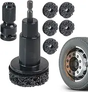 Hub Cleaning Tool | Brake Hub Resurfacing Kit - Portable Rust Remover Cleaner Kit Polishing Maintenance Automotive Tool for 1/2 Inches Wrenches, Lug & Nuts