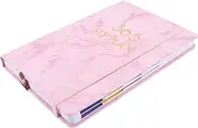 LALAFINA English Planner Personal Organizer for Students Teachers Office Workers Stylish Design for Daily Schedules Note Taking Goal Tracking for Busy Lives