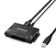Simplecom SA492 USB 3.0 to 2.5/3.5/5.25 inch SATA IDE Adapter with Power Supply