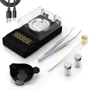 Digital Milligram Scale 50G/0.001G, Compact Mg Scale with 20G Calibration Weigh
