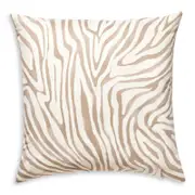 Scalamandre Kenya Faux Suede Decorative Pillow, 22 x 22