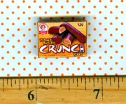 Dollhouse Miniatures Size LD Chocolate Peanut Butter Snack bar Box