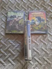 3 New Children's DVDs:Black Stallion/Cougar Canyon, Jungle Book, Secrets of the
