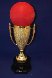 CUSTOM 15" DODGE BALL TROPHY! FREE ENGRAVING!!