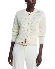 Kobi Halperin Taza Crewneck Cardigan Sweater