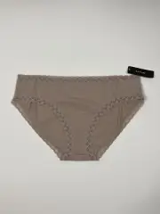 NWT Natori Bliss Cotton Girl Briefs 156058 - Color Cappuccino - Size XL