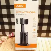 A200 Auto Face Tracking Tripod 360° Rotating Auto Tracking Phone Stand Black New