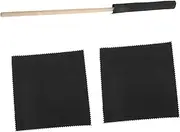 JOINPAYA Flute Cleaning Rod and Cloth Kit Lightweight Flute Cleaning Tool Replacement Cloths for Quick and Easy