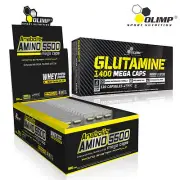 Amino Acids 5500 + Glutamine 60-180 Caps BCAA + Essential Amino Acids Anabolic