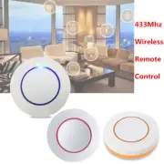 3V 433Mhz Wireless Remote Control 1 Button Round Remote Control Switch EV1527