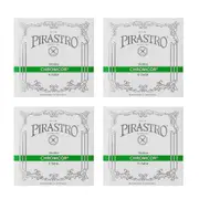 4pcs a Set Violin String Chrome Steel Violin Strings for 4/4-3/4 Violin Accessories-Silver