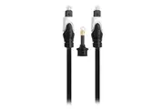 Crest 3m Digital Toslink Optical Audio Stereo Surround Sound Cable Connector