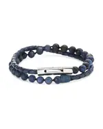 Jonas Studio Dakota Mixed Semi Precious Beaded & Leather Bracelet