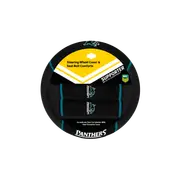 Penrith Panthers Steering Wheel Cover And Seat Belt Comforts Set