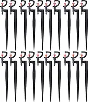 Drip Irrigation Emitters - 20X Drip Spray Emitters for Garden,360 Degree Rotating Irrigator Nozzle for Planting Patio Agricultural Lawn Courtyards