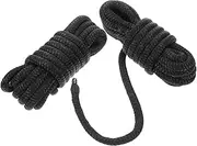 2pcs Docking Rope Nylon Mooring Line Braided Design for Secure Boat Towing Mooring for Various Watercraft Reliable Convenient Dock Lines