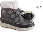 Sorel Women's Explorer Carnival Waterproof Insulated Winter Boots Quarry Size 5