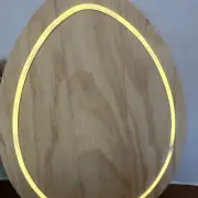 Make Market® Diy Wood Egg That Lights Up.