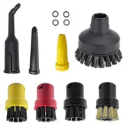 12 Pieces Brush Steam Cleaner Accessories for Sc1 Sc2 Sc3 Sc4 Sc5, Steam Cleaner Set Photo Color