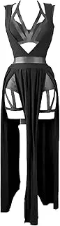 [Generic] Fashion Sexy Lingerie for Women Naughty Outfits Halloween Witch Vampire Costume Strap Bosom Cushion Belle Costume Adult Women Cosplay Casual Elegant Outdoor