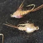 FLY FISHING FLIES NYMPH PMD FLASH BACK SIZE 14 TROUT PATTERN