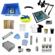 Manual Screen Printing Press Materials Kit Beginner Set for DIY Pressing 006802