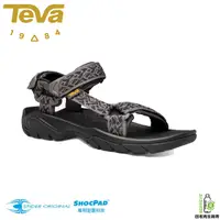 在飛比找Yahoo奇摩購物中心優惠-【TEVA 美國 男 Terra Fi 5 涼鞋《波浪黑》】