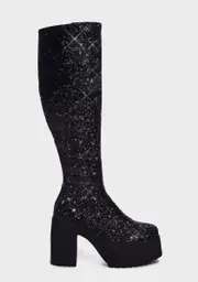 [Dolls Kill x Lamoda] Lights On Knee High Boots
